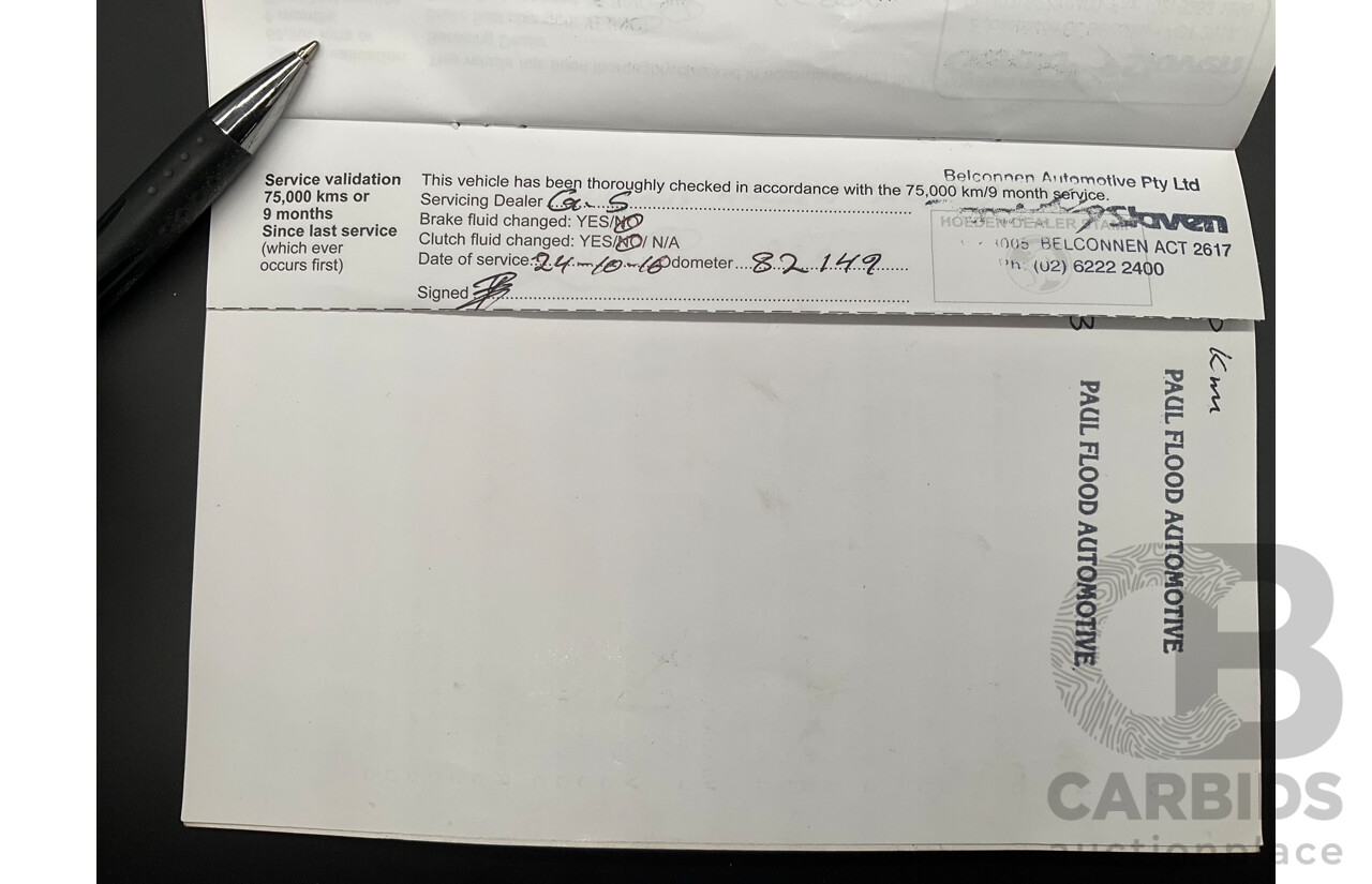 2/2013 Holden Colorado LTZ (4x4) RG Crew Cab P/Up Summit White Turbo Diesel 2.8L