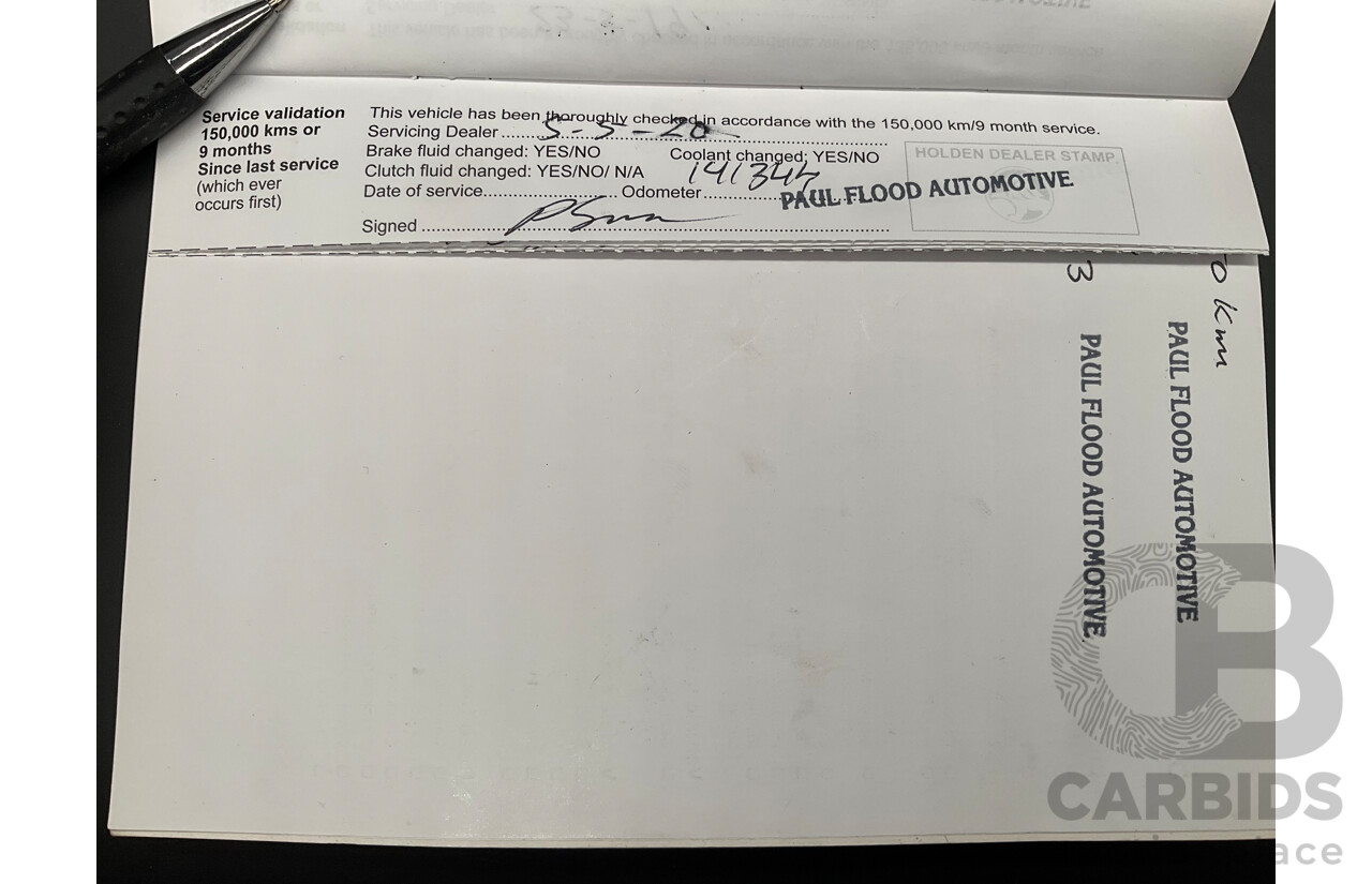 2/2013 Holden Colorado LTZ (4x4) RG Crew Cab P/Up Summit White Turbo Diesel 2.8L