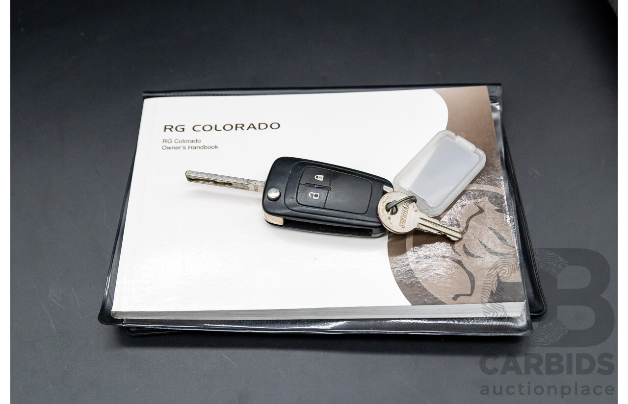 2/2013 Holden Colorado LTZ (4x4) RG Crew Cab P/Up Summit White Turbo Diesel 2.8L