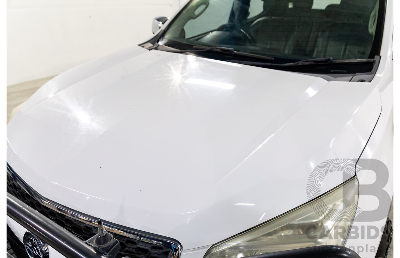 2/2013 Holden Colorado LTZ (4x4) RG Crew Cab P/Up Summit White Turbo Diesel 2.8L