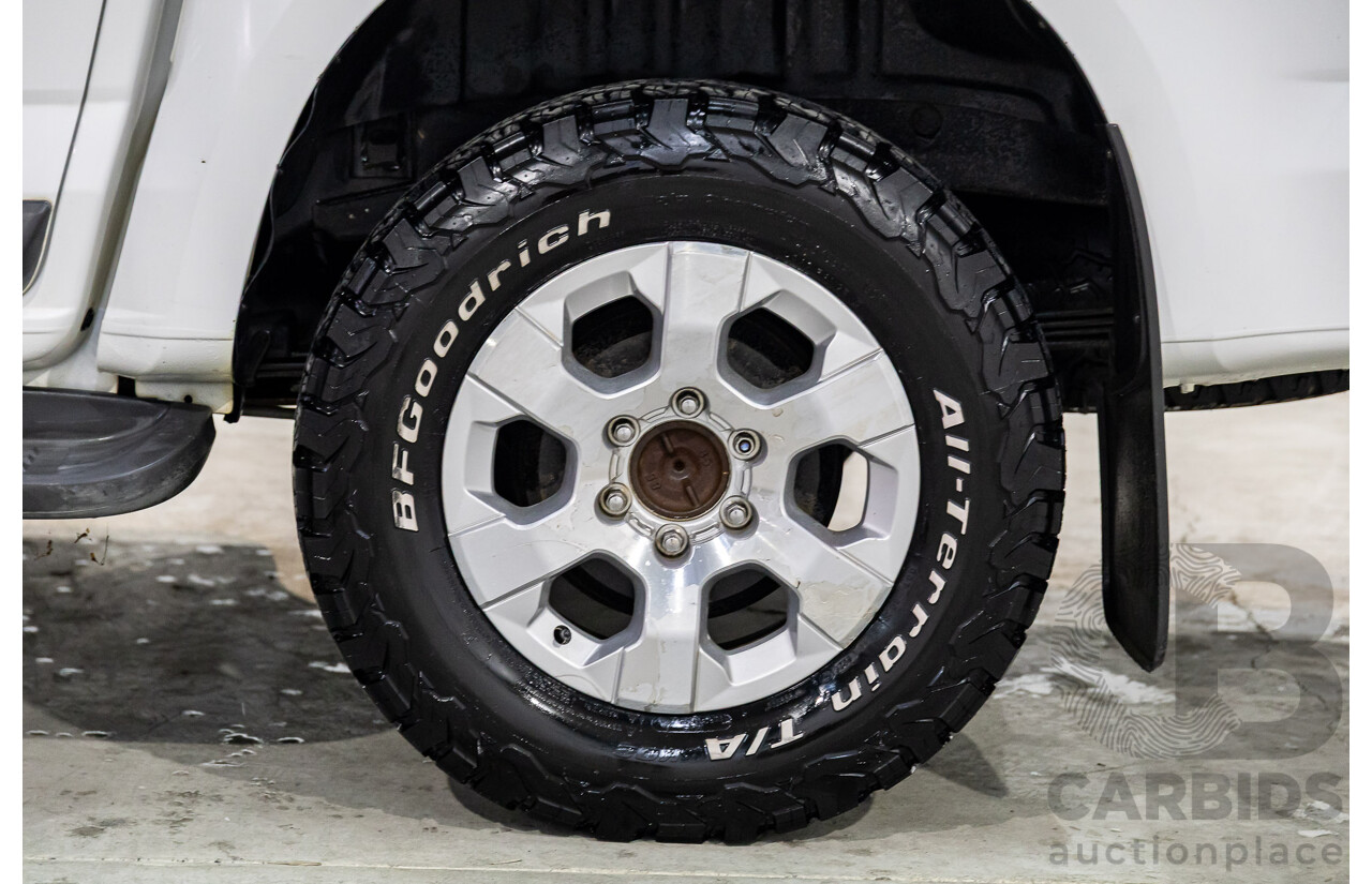 2/2013 Holden Colorado LTZ (4x4) RG Crew Cab P/Up Summit White Turbo Diesel 2.8L