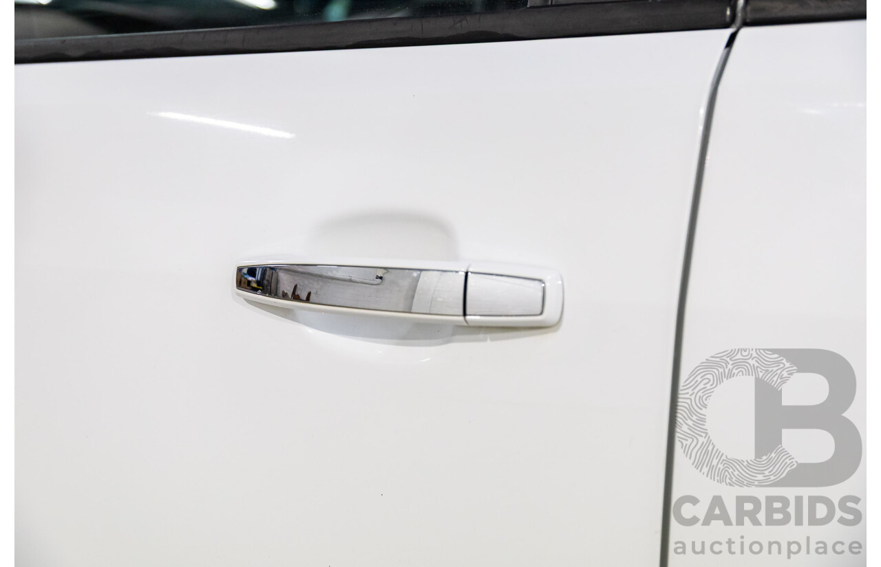 2/2013 Holden Colorado LTZ (4x4) RG Crew Cab P/Up Summit White Turbo Diesel 2.8L