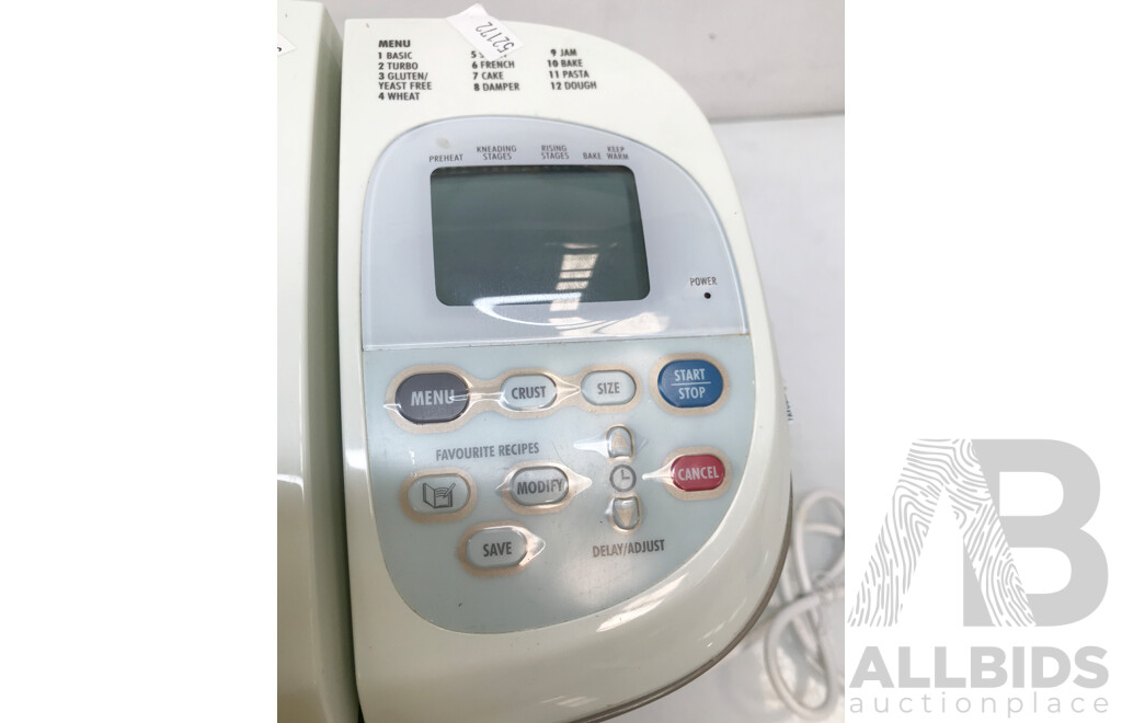 Sunbeam Quantum SmartBake Dough & Breadmaker