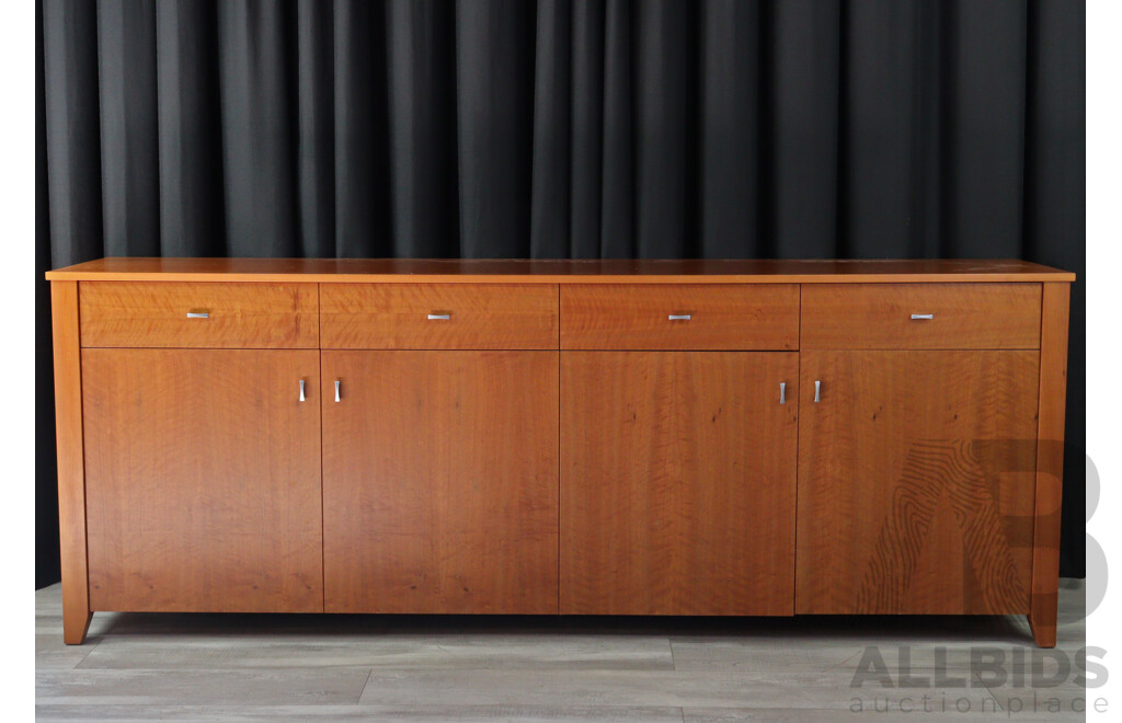 Modern Four Drawer Sideboard by Village Green Furniture