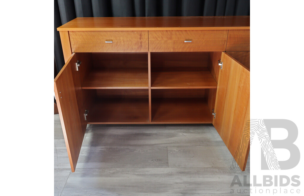 Modern Four Drawer Sideboard by Village Green Furniture