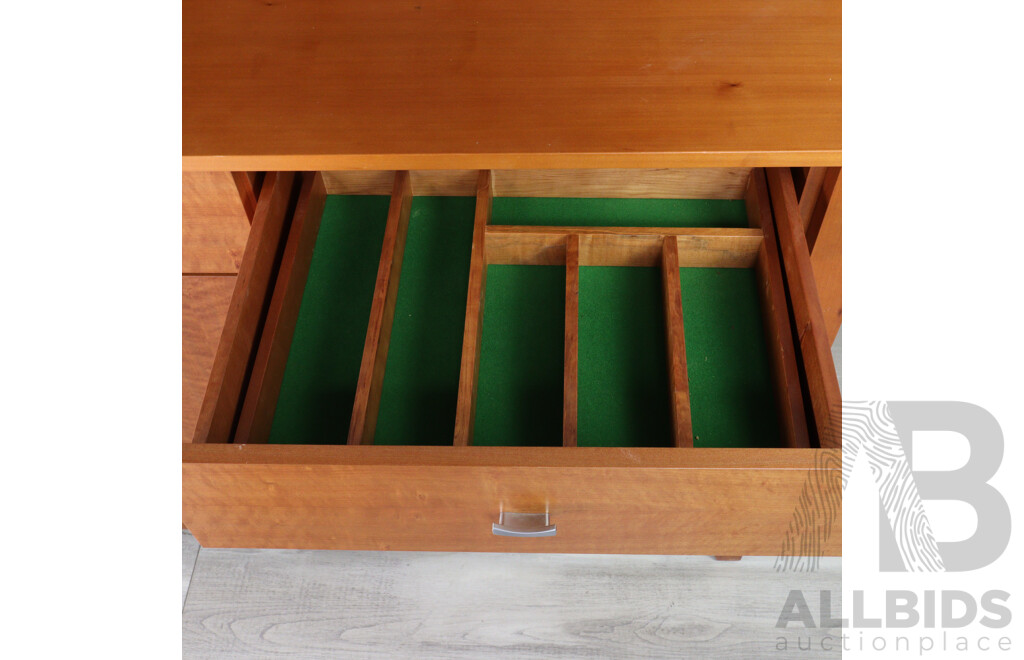 Modern Four Drawer Sideboard by Village Green Furniture