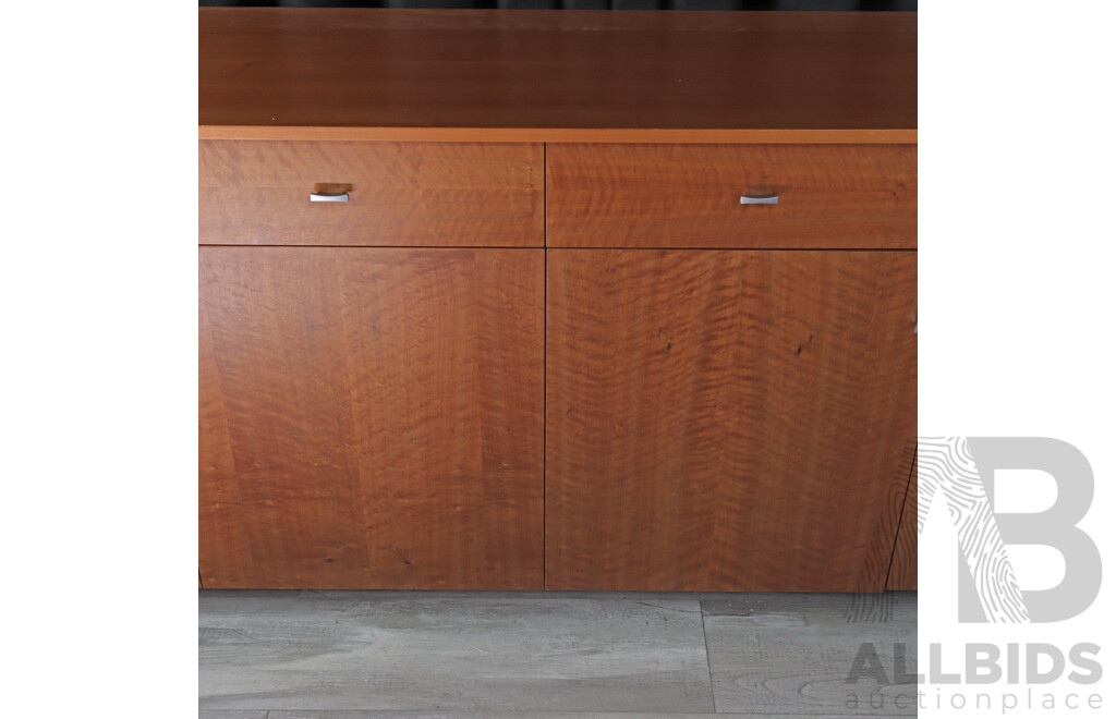 Modern Four Drawer Sideboard by Village Green Furniture