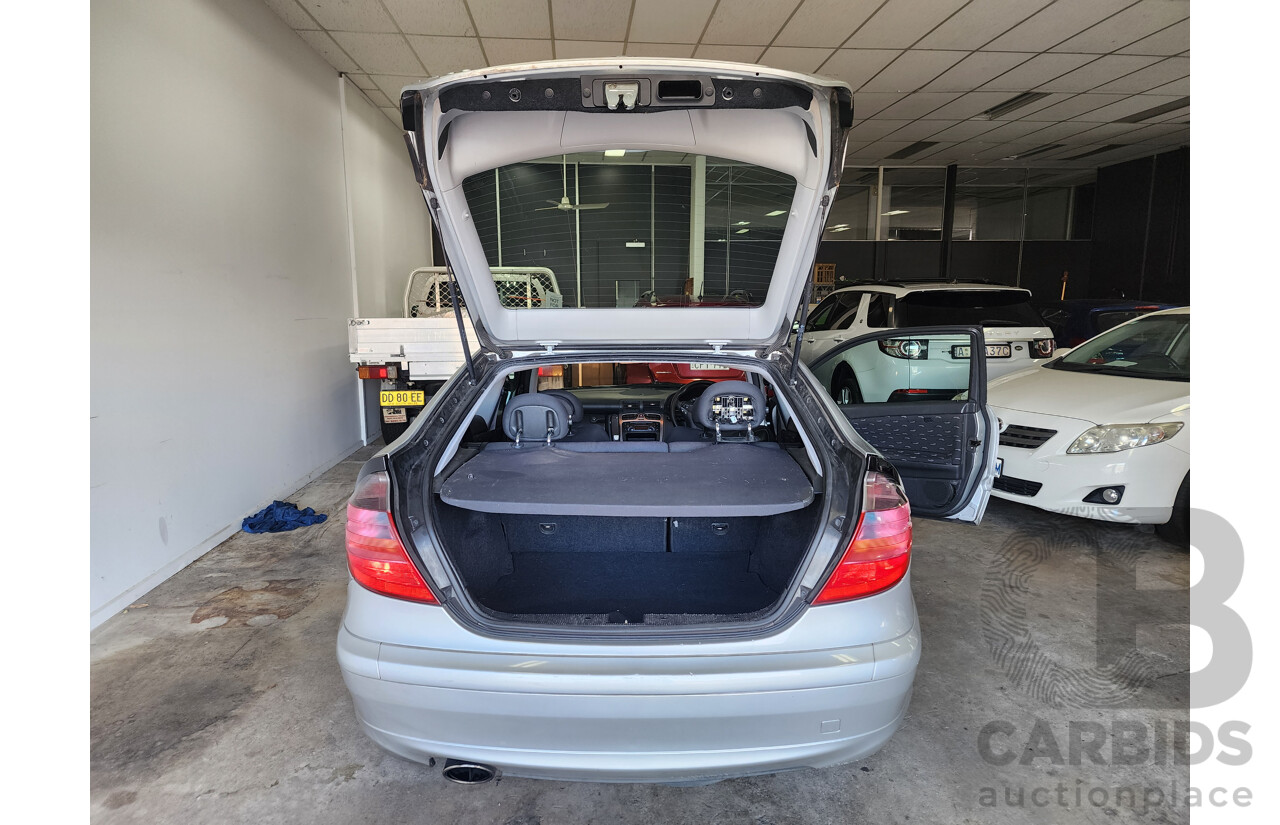 8/2002 Mercedes-Benz C200 Kompressor CL203 2d Coupe Silver 1.8L