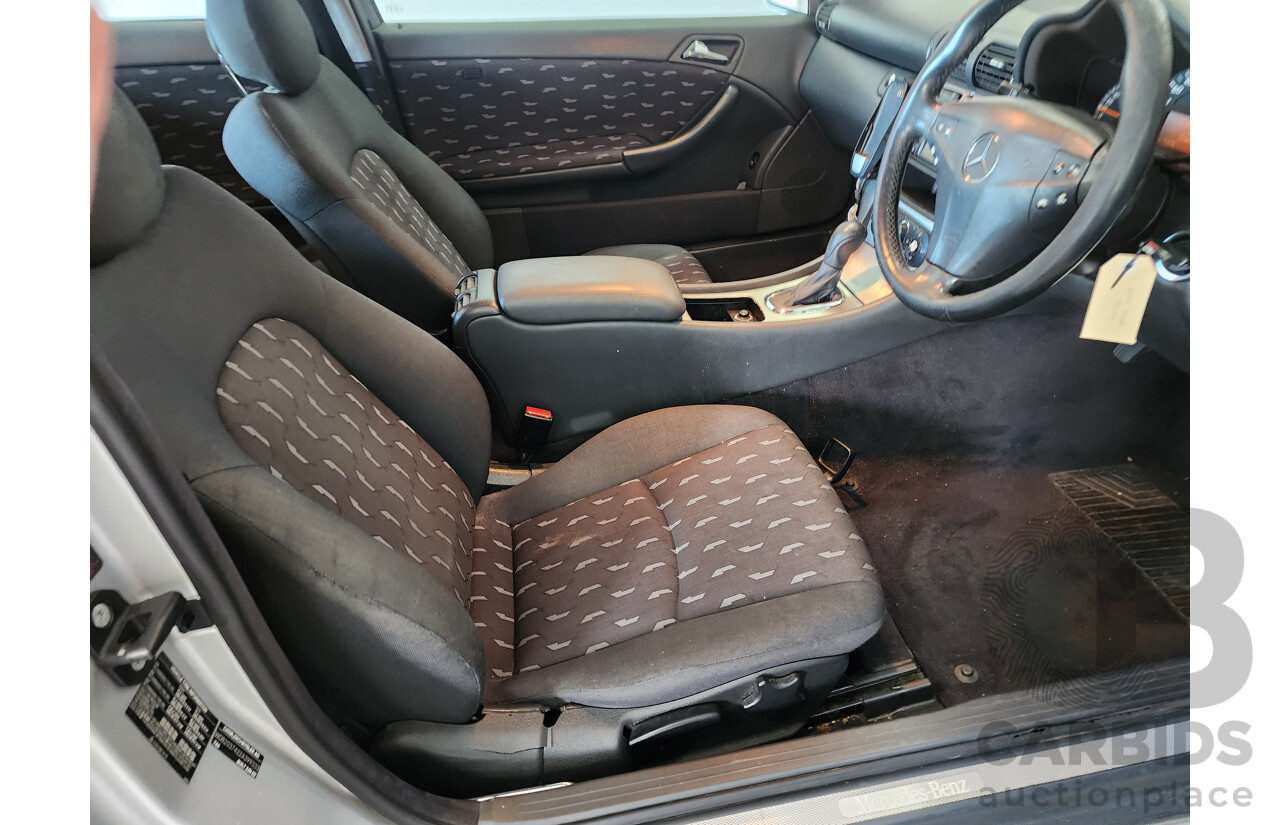 8/2002 Mercedes-Benz C200 Kompressor CL203 2d Coupe Silver 1.8L