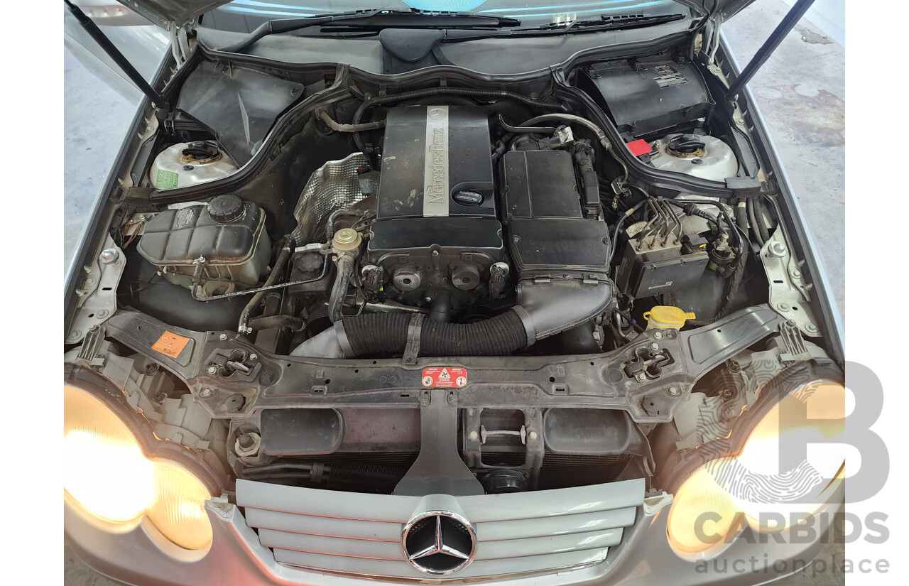 8/2002 Mercedes-Benz C200 Kompressor CL203 2d Coupe Silver 1.8L