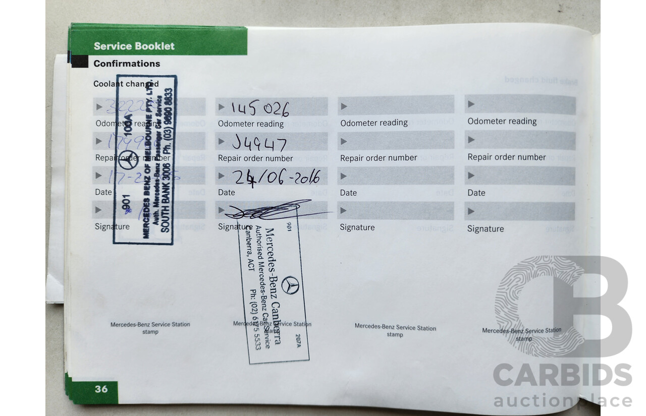 8/2002 Mercedes-Benz C200 Kompressor CL203 2d Coupe Silver 1.8L