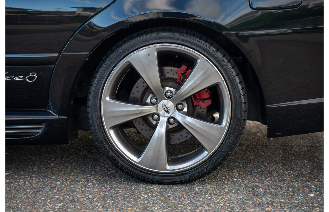 10/2006 Ford FPV Force 8 BF MKII Build No.28 4d Sedan Silhouette Black Metallic Boss 290 V8 5.4L