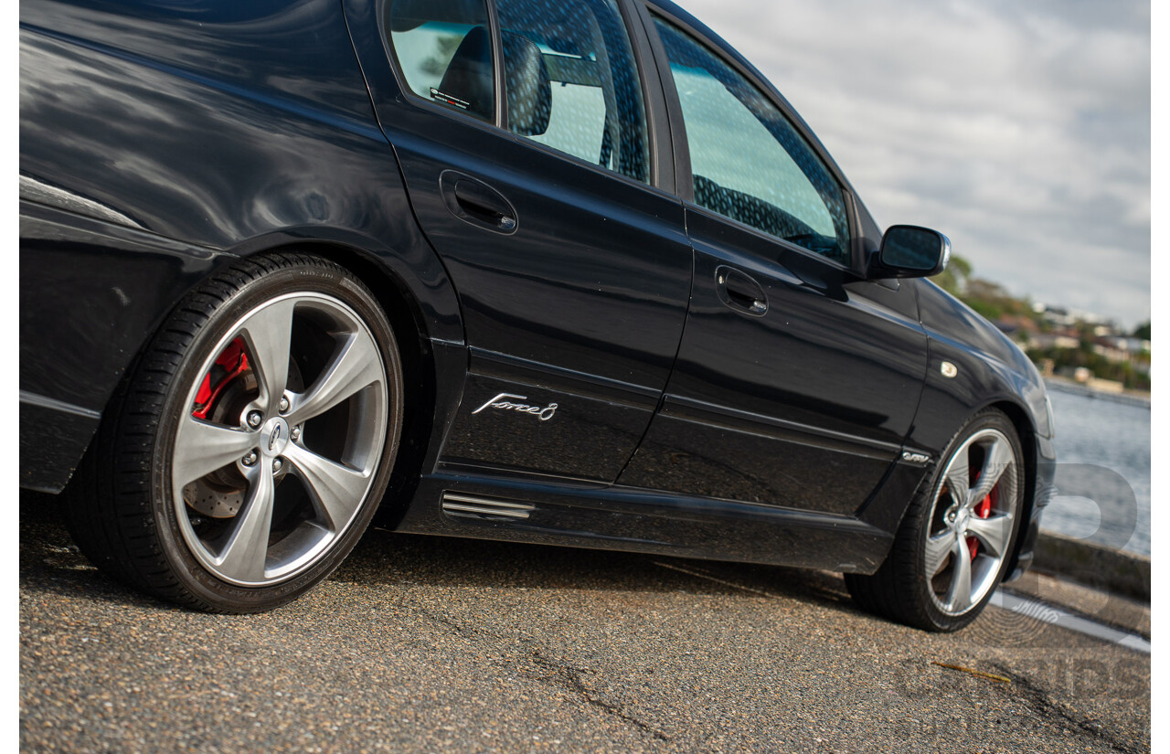 10/2006 Ford FPV Force 8 BF MKII Build No.28 4d Sedan Silhouette Black Metallic Boss 290 V8 5.4L