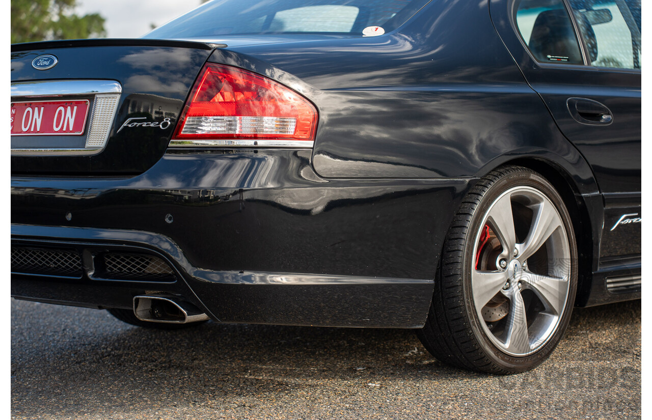 10/2006 Ford FPV Force 8 BF MKII Build No.28 4d Sedan Silhouette Black Metallic Boss 290 V8 5.4L