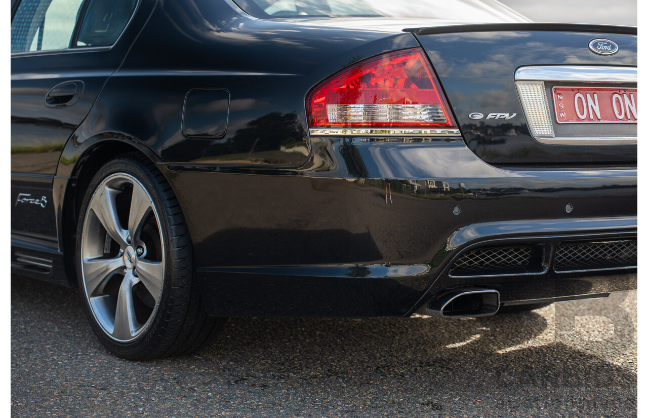 10/2006 Ford FPV Force 8 BF MKII Build No.28 4d Sedan Silhouette Black Metallic Boss 290 V8 5.4L