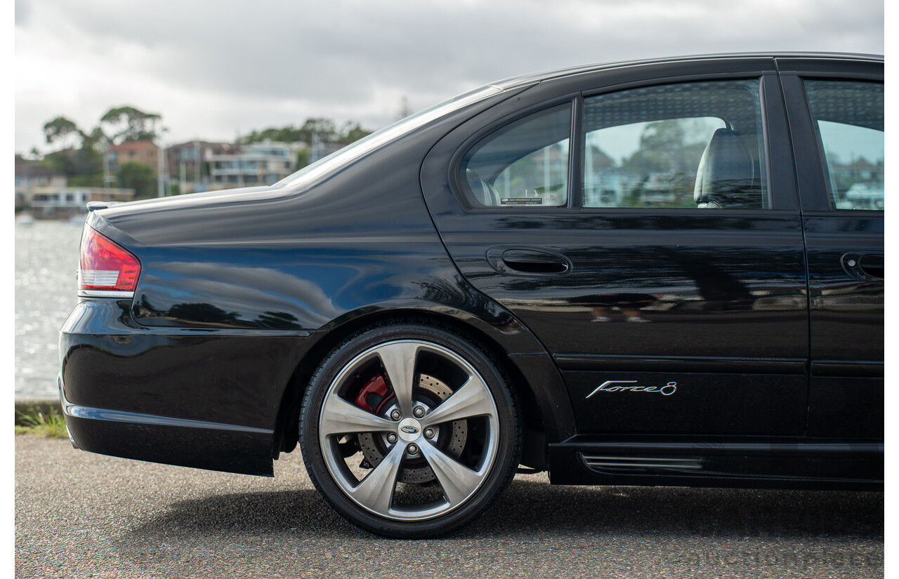 10/2006 Ford FPV Force 8 BF MKII Build No.28 4d Sedan Silhouette Black Metallic Boss 290 V8 5.4L