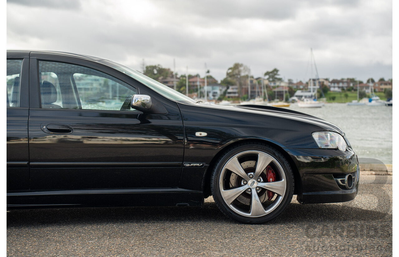 10/2006 Ford FPV Force 8 BF MKII Build No.28 4d Sedan Silhouette Black Metallic Boss 290 V8 5.4L