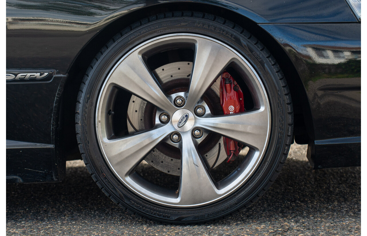 10/2006 Ford FPV Force 8 BF MKII Build No.28 4d Sedan Silhouette Black Metallic Boss 290 V8 5.4L