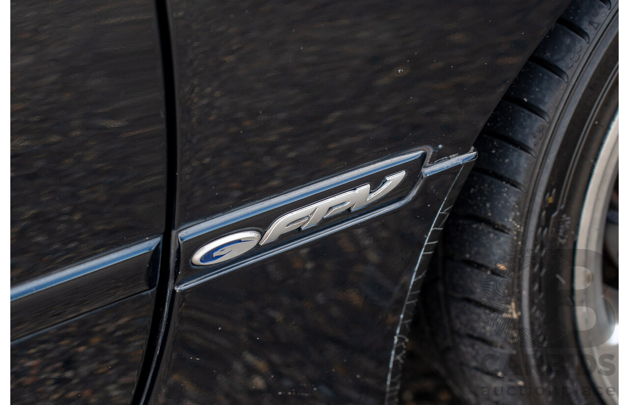 10/2006 Ford FPV Force 8 BF MKII Build No.28 4d Sedan Silhouette Black Metallic Boss 290 V8 5.4L