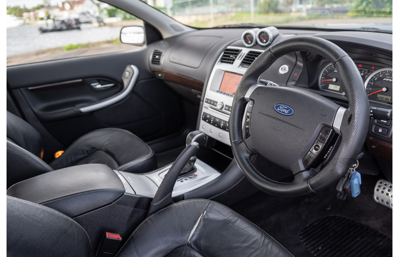 10/2006 Ford FPV Force 8 BF MKII Build No.28 4d Sedan Silhouette Black Metallic Boss 290 V8 5.4L