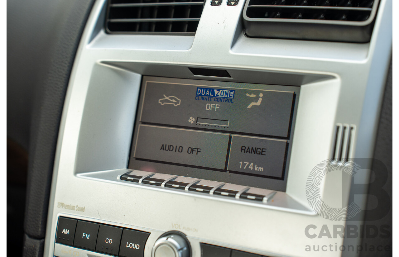 10/2006 Ford FPV Force 8 BF MKII Build No.28 4d Sedan Silhouette Black Metallic Boss 290 V8 5.4L