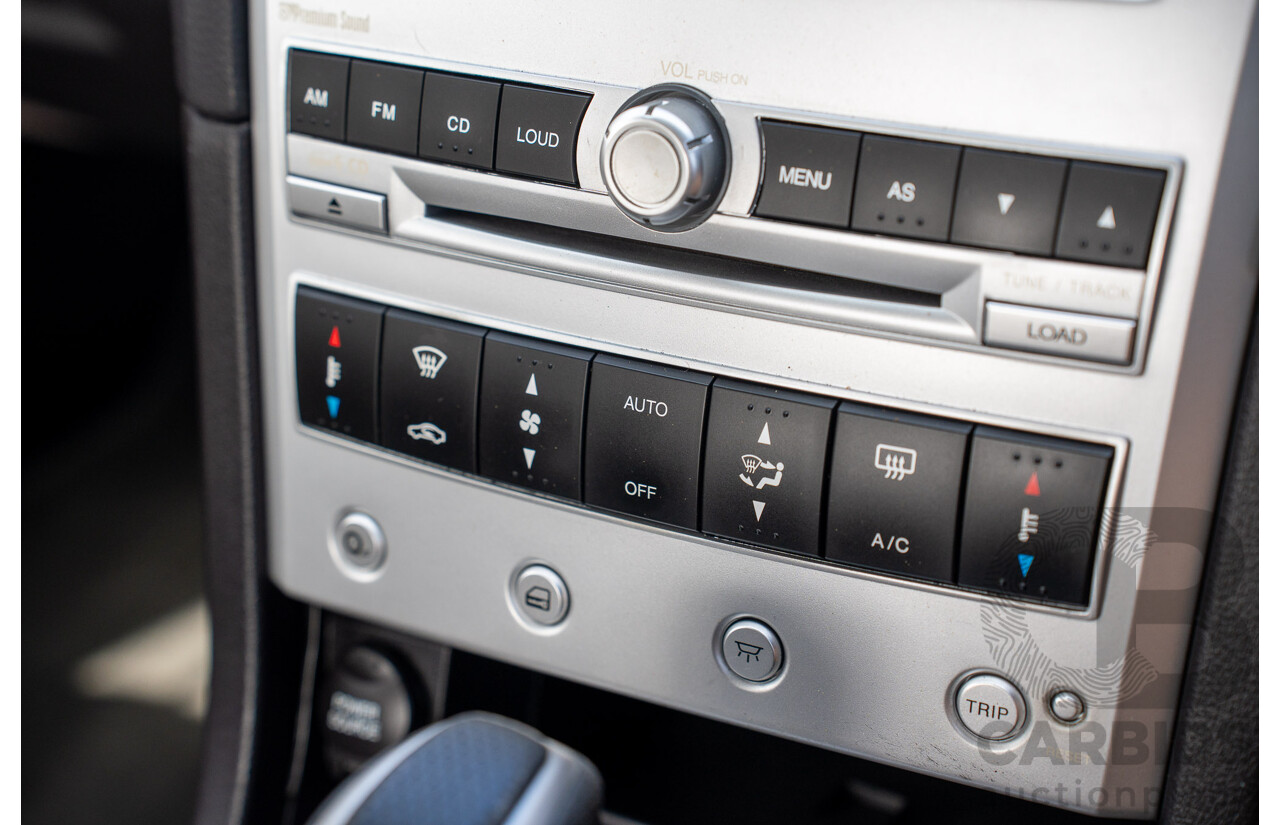 10/2006 Ford FPV Force 8 BF MKII Build No.28 4d Sedan Silhouette Black Metallic Boss 290 V8 5.4L