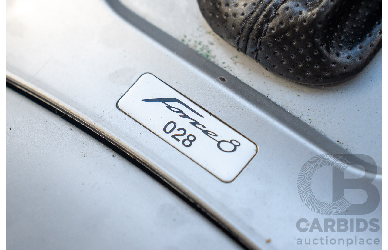 10/2006 Ford FPV Force 8 BF MKII Build No.28 4d Sedan Silhouette Black Metallic Boss 290 V8 5.4L