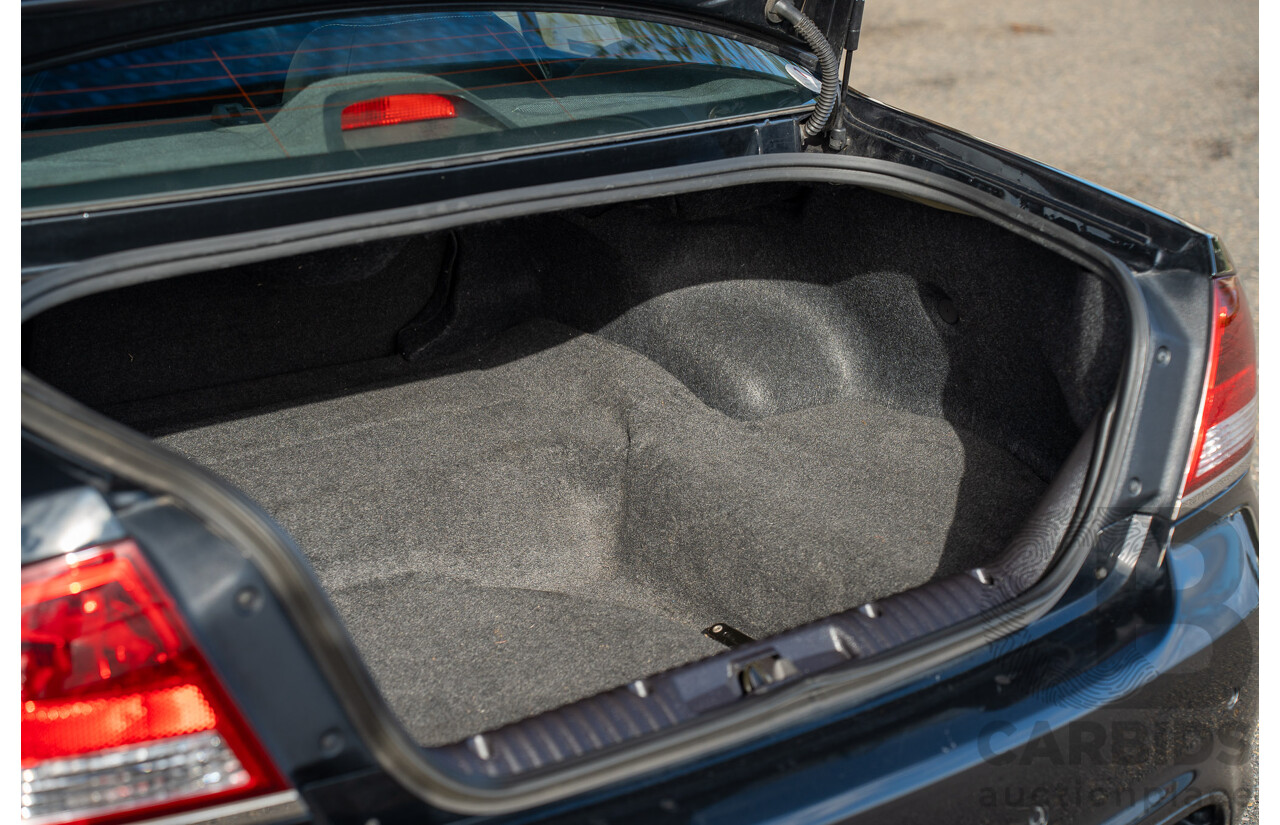 10/2006 Ford FPV Force 8 BF MKII Build No.28 4d Sedan Silhouette Black Metallic Boss 290 V8 5.4L