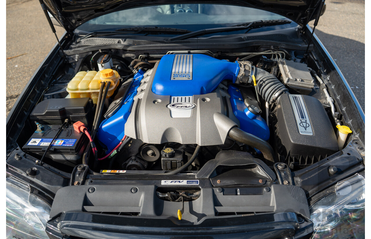 10/2006 Ford FPV Force 8 BF MKII Build No.28 4d Sedan Silhouette Black Metallic Boss 290 V8 5.4L