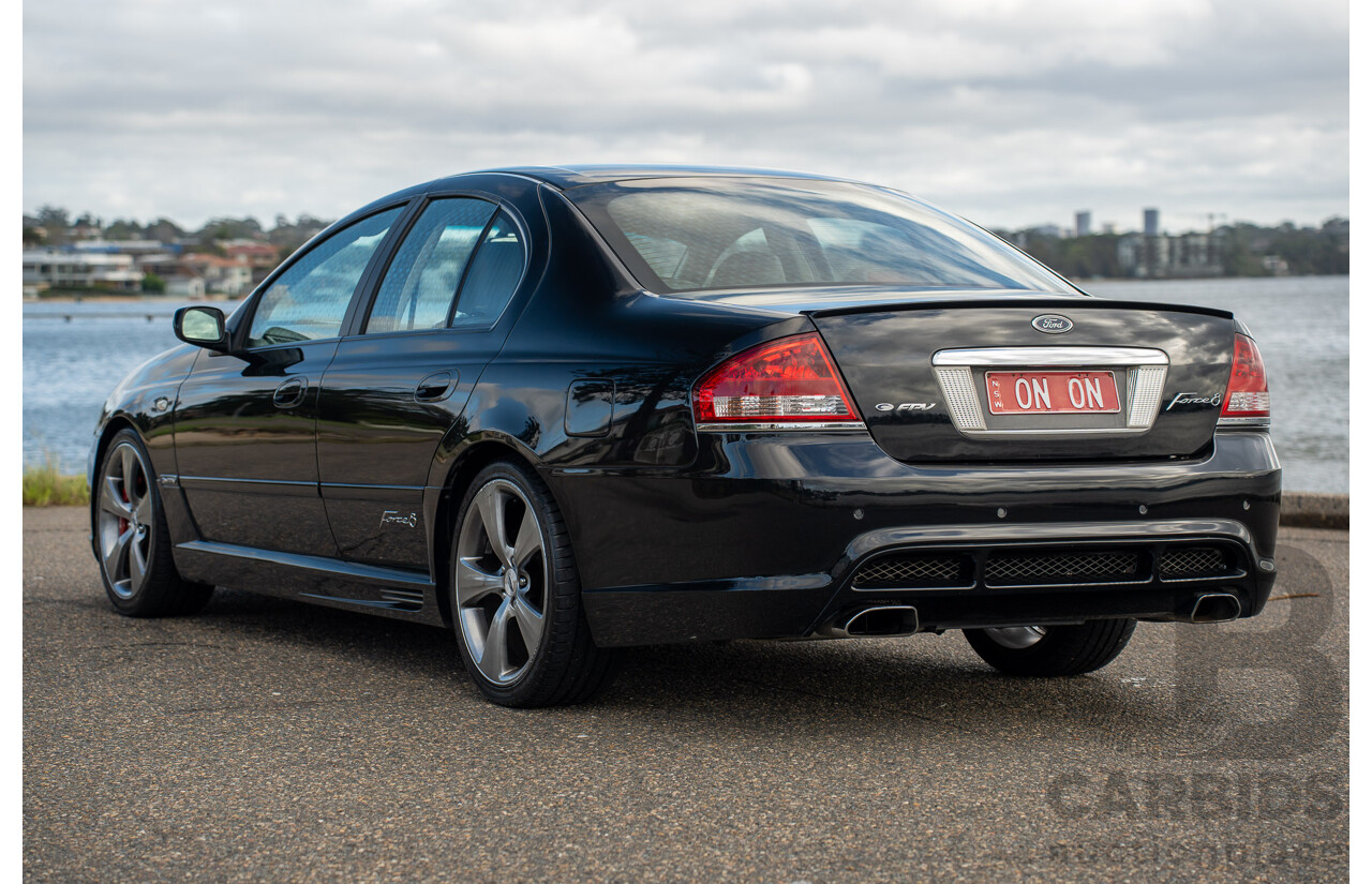 10/2006 Ford FPV Force 8 BF MKII Build No.28 4d Sedan Silhouette Black Metallic Boss 290 V8 5.4L