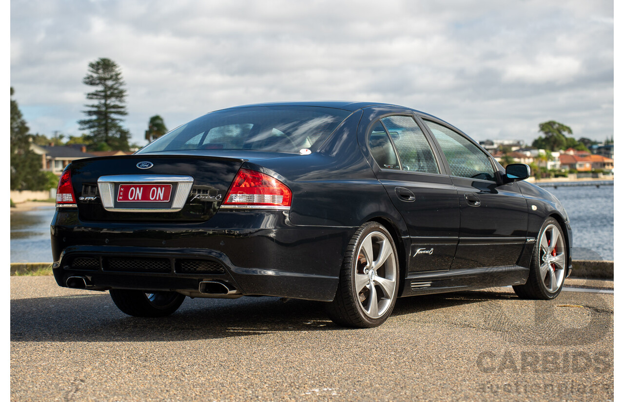 10/2006 Ford FPV Force 8 BF MKII Build No.28 4d Sedan Silhouette Black Metallic Boss 290 V8 5.4L
