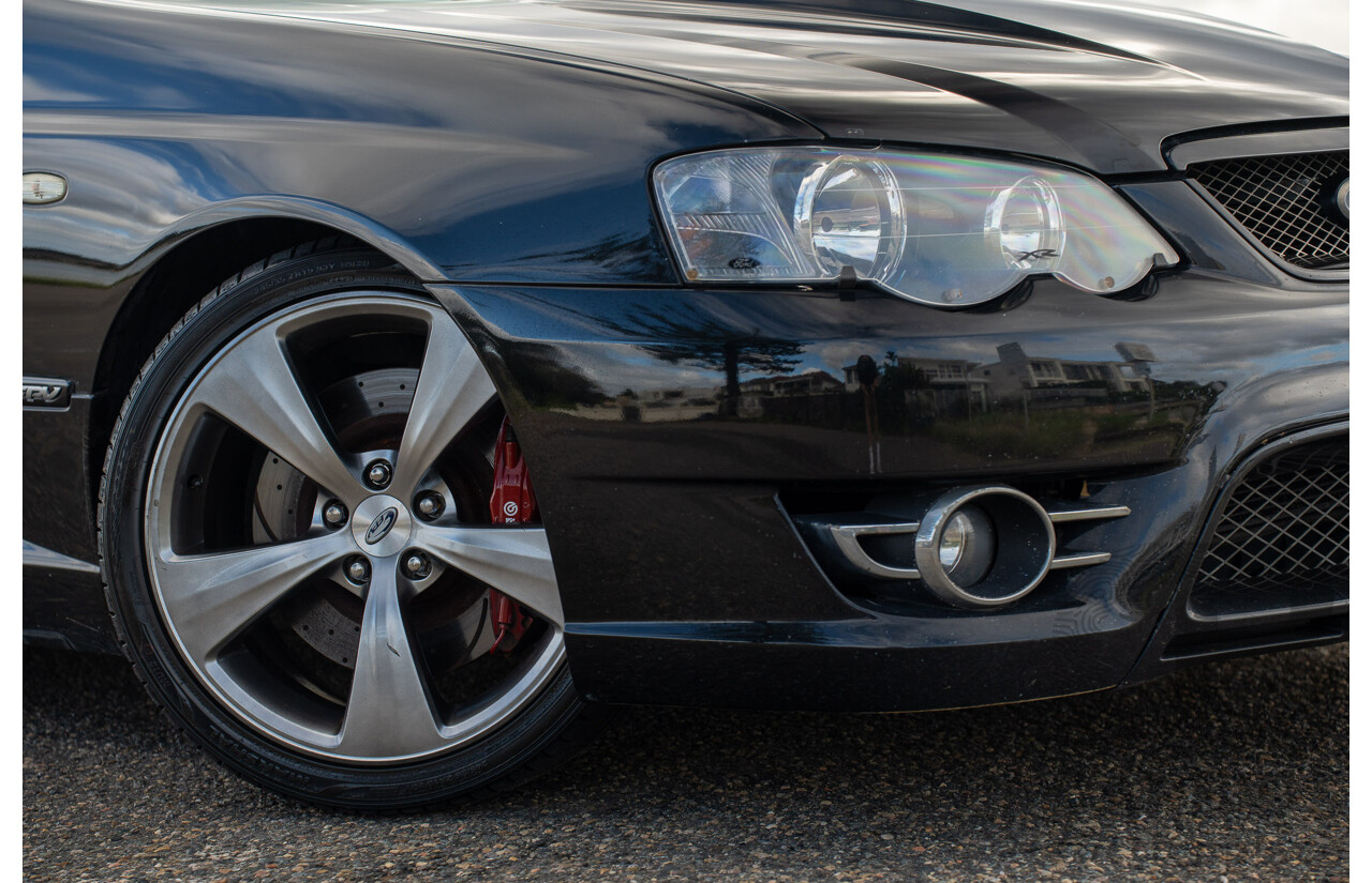 10/2006 Ford FPV Force 8 BF MKII Build No.28 4d Sedan Silhouette Black Metallic Boss 290 V8 5.4L