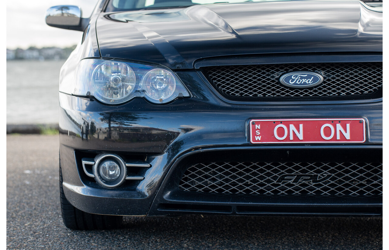 10/2006 Ford FPV Force 8 BF MKII Build No.28 4d Sedan Silhouette Black Metallic Boss 290 V8 5.4L