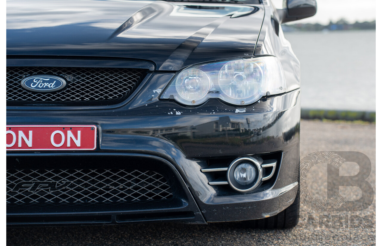 10/2006 Ford FPV Force 8 BF MKII Build No.28 4d Sedan Silhouette Black Metallic Boss 290 V8 5.4L