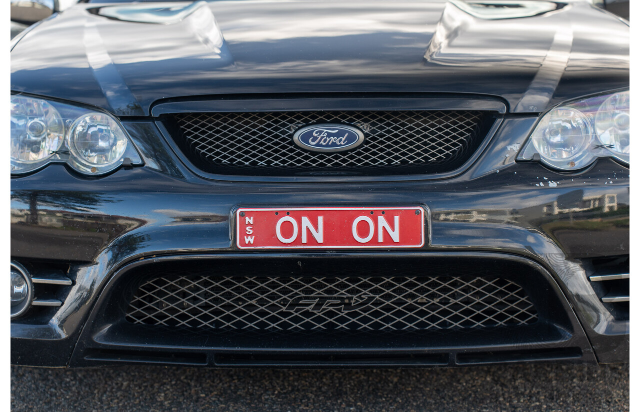 10/2006 Ford FPV Force 8 BF MKII Build No.28 4d Sedan Silhouette Black Metallic Boss 290 V8 5.4L