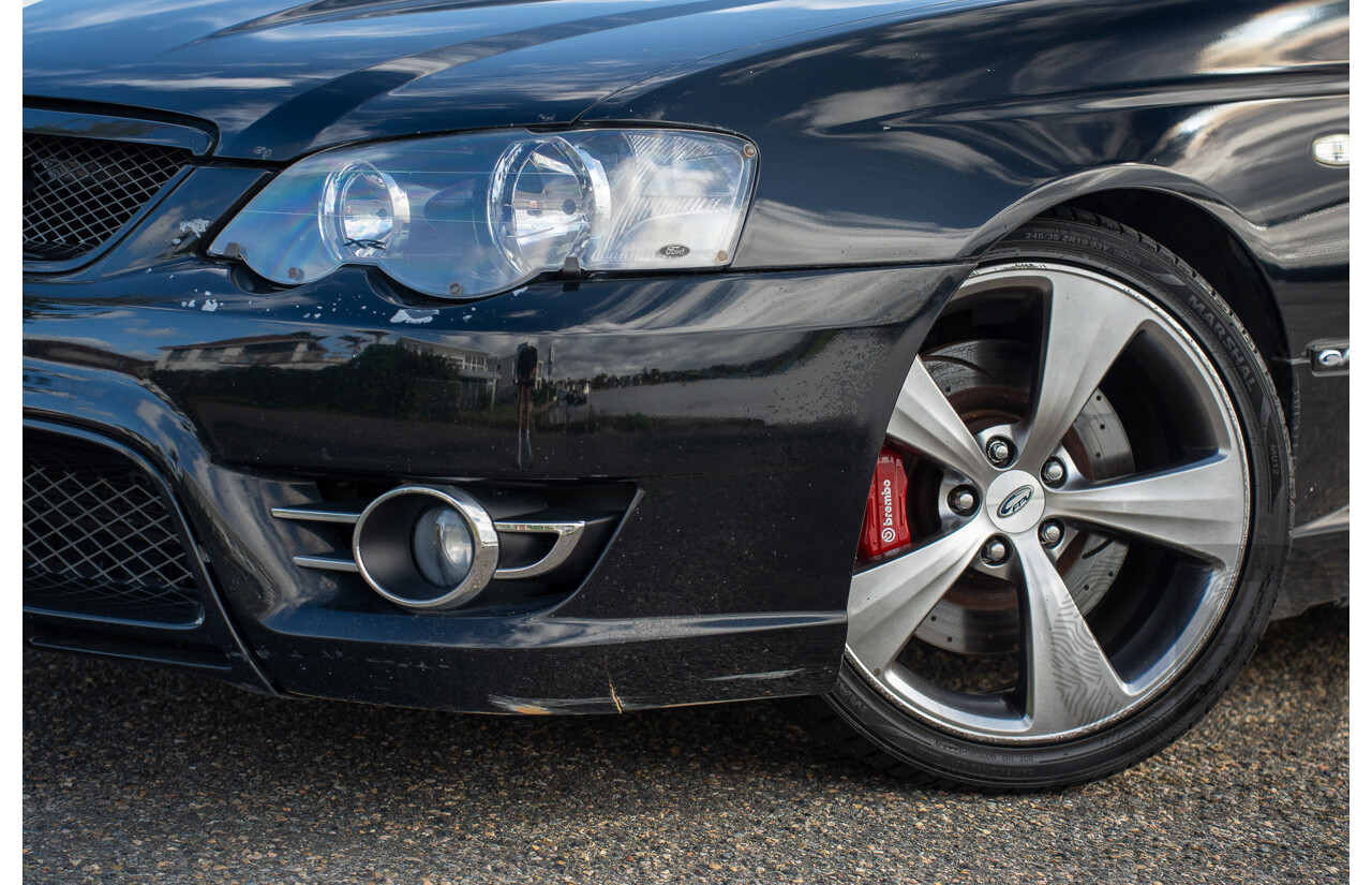 10/2006 Ford FPV Force 8 BF MKII Build No.28 4d Sedan Silhouette Black Metallic Boss 290 V8 5.4L