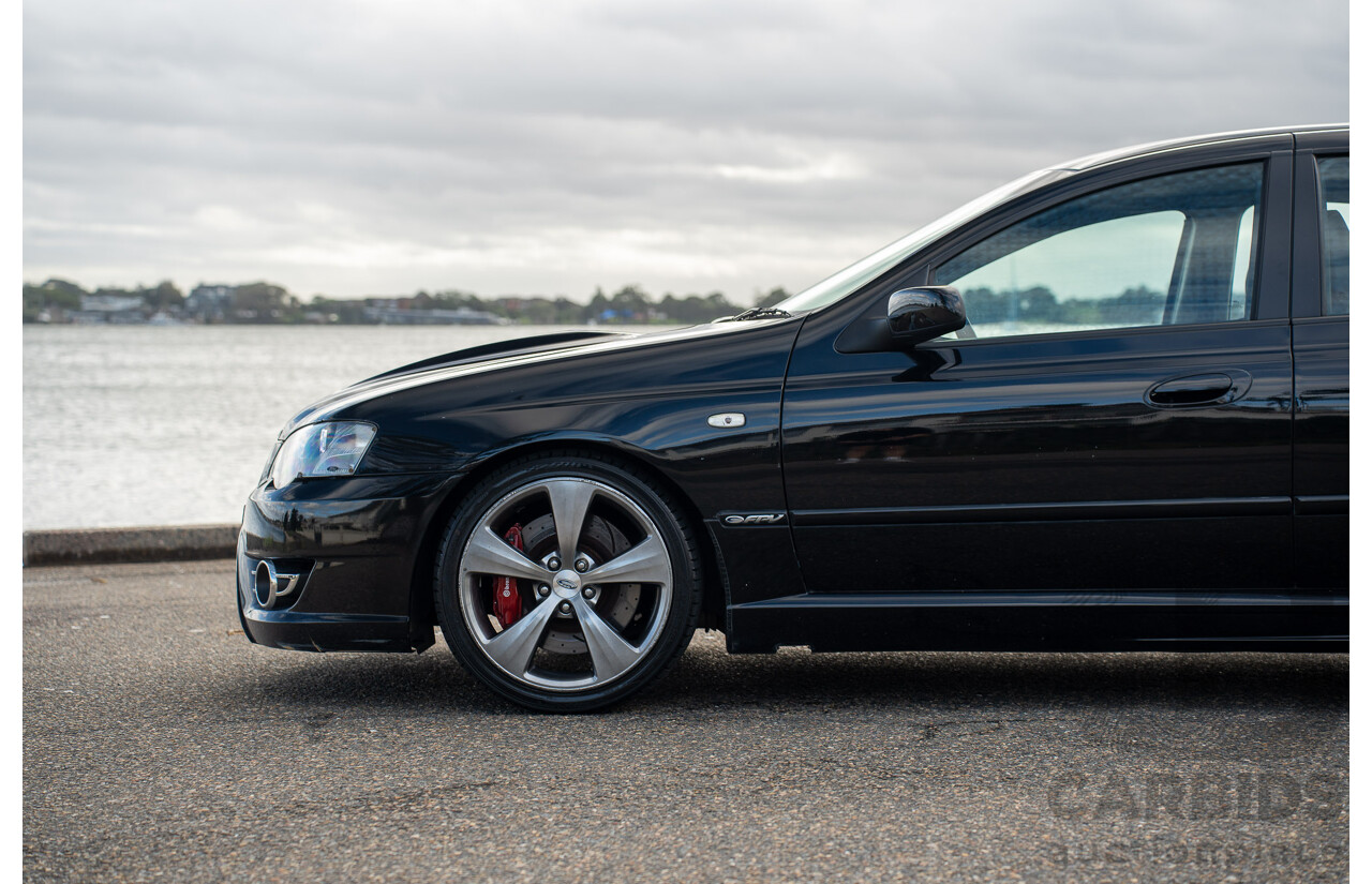 10/2006 Ford FPV Force 8 BF MKII Build No.28 4d Sedan Silhouette Black Metallic Boss 290 V8 5.4L