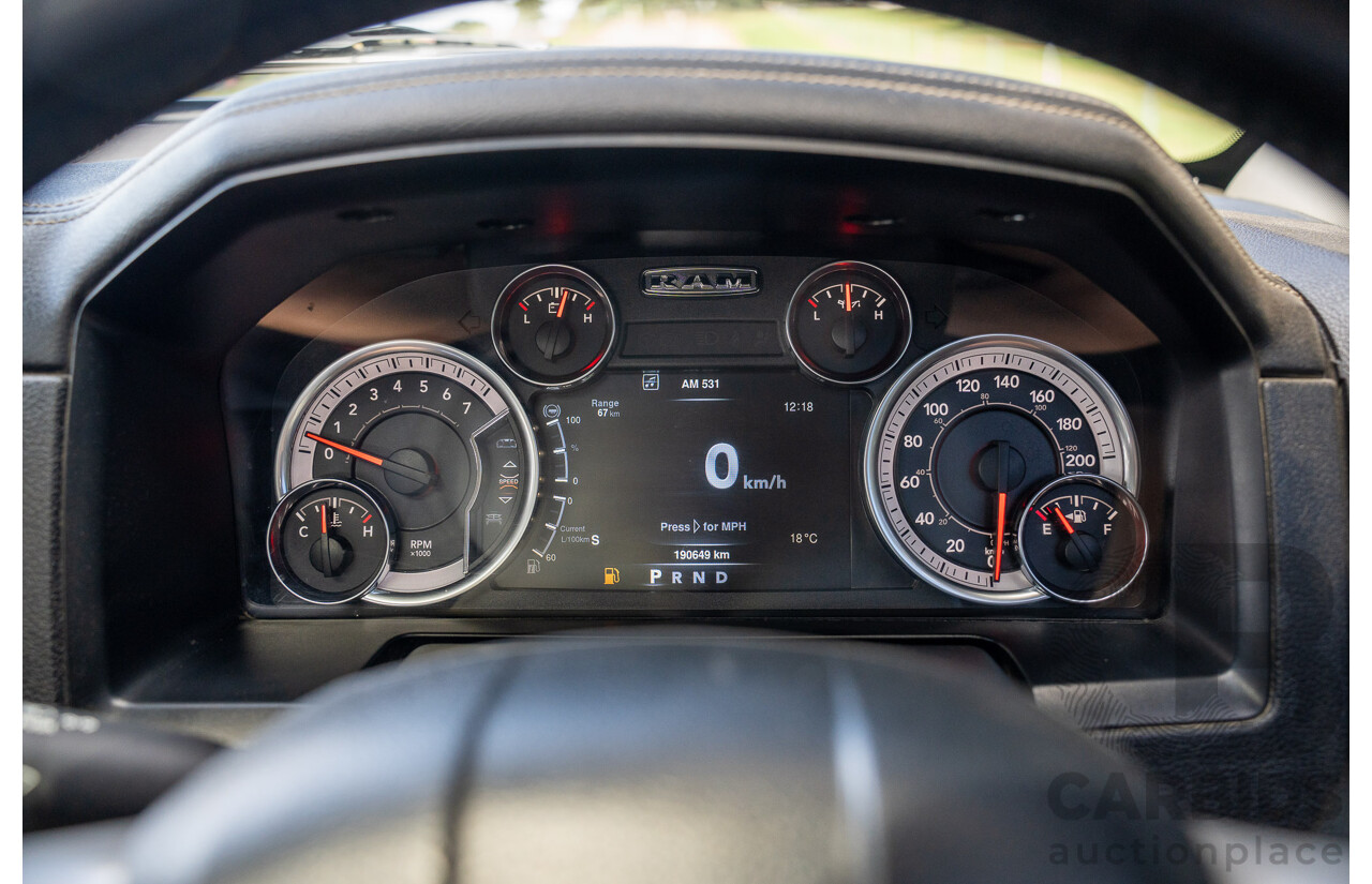 03/2020 ASV (Dodge) RAM 1500 Laramie RamBox SWB (4x4) 4d Dual Cab Utility Patriot Blue Pearl V8 5.7L