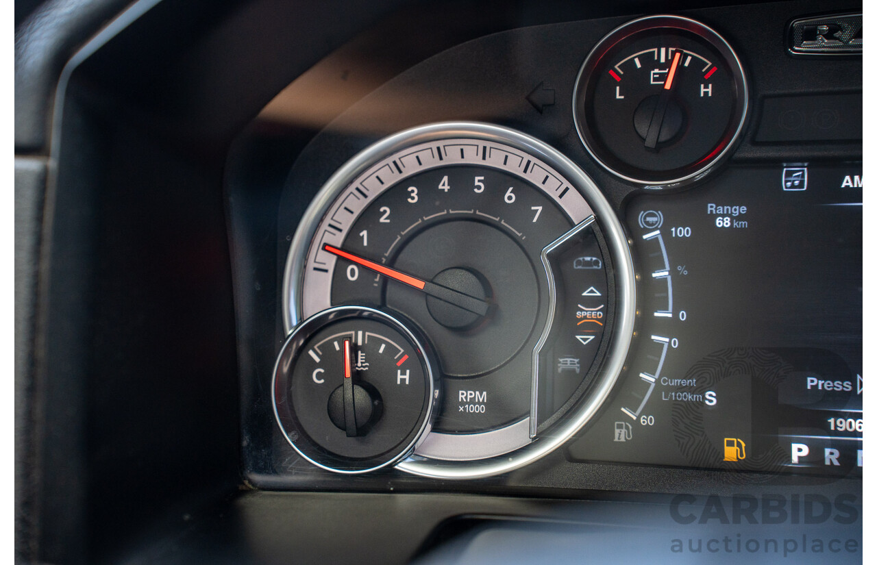 03/2020 ASV (Dodge) RAM 1500 Laramie RamBox SWB (4x4) 4d Dual Cab Utility Patriot Blue Pearl V8 5.7L