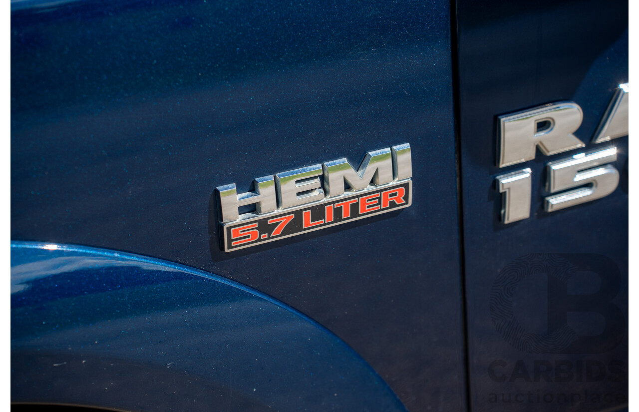 03/2020 ASV (Dodge) RAM 1500 Laramie RamBox SWB (4x4) 4d Dual Cab Utility Patriot Blue Pearl V8 5.7L