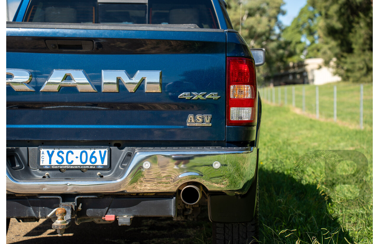 03/2020 ASV (Dodge) RAM 1500 Laramie RamBox SWB (4x4) 4d Dual Cab Utility Patriot Blue Pearl V8 5.7L