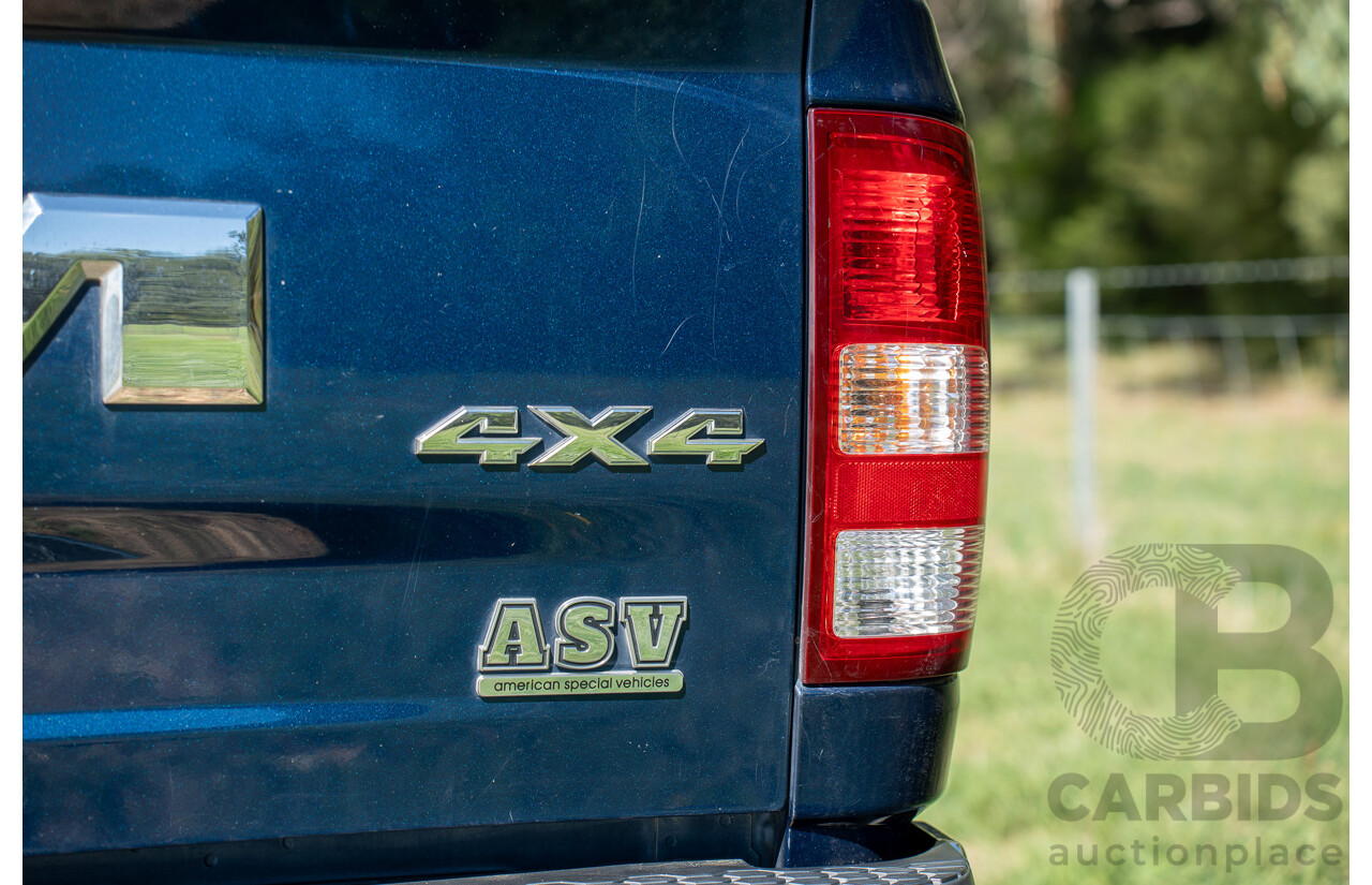03/2020 ASV (Dodge) RAM 1500 Laramie RamBox SWB (4x4) 4d Dual Cab Utility Patriot Blue Pearl V8 5.7L