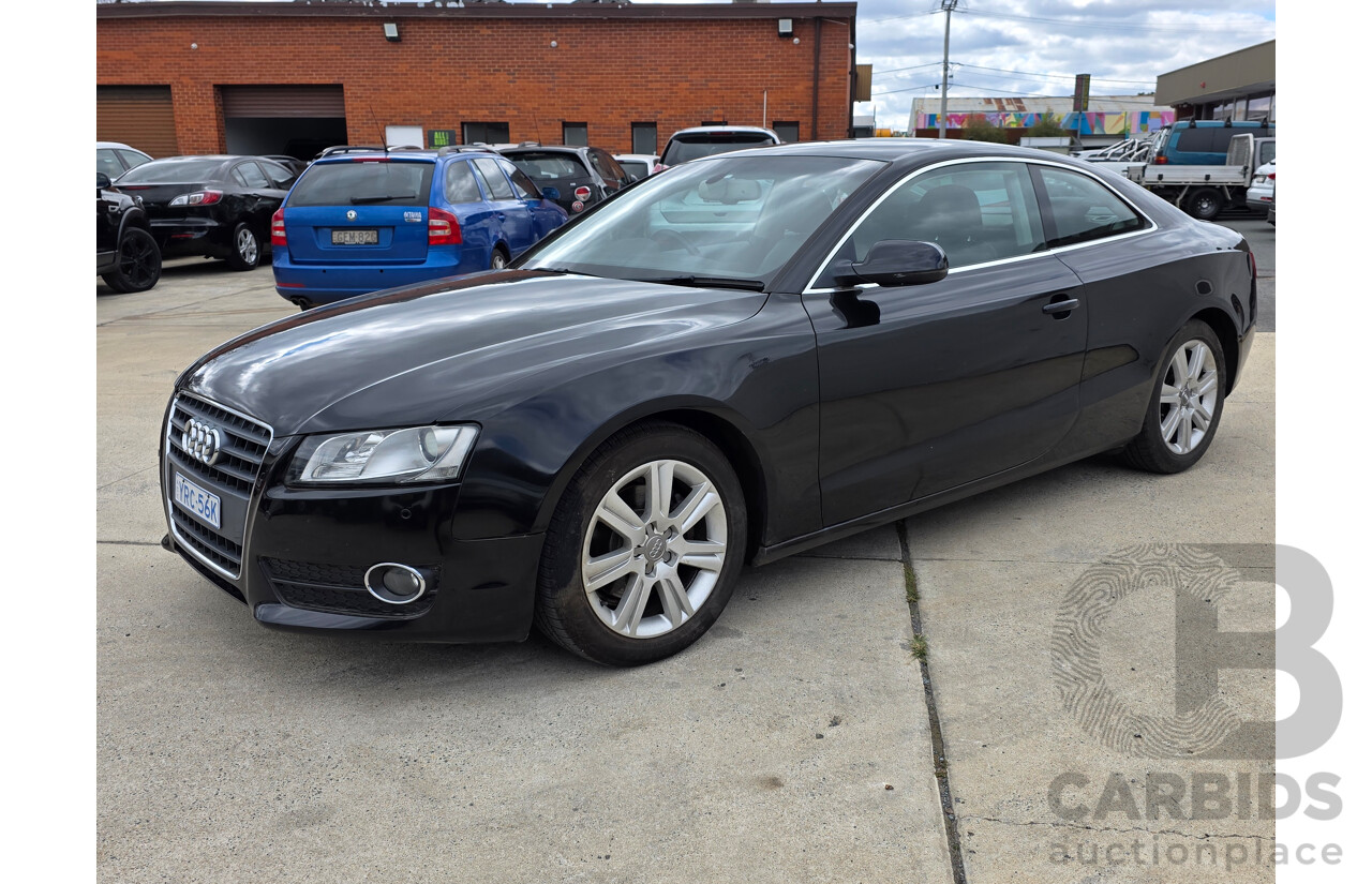 11/2009 Audi A5 TFSI 8T 2d Coupe Black Turbo 2.0L