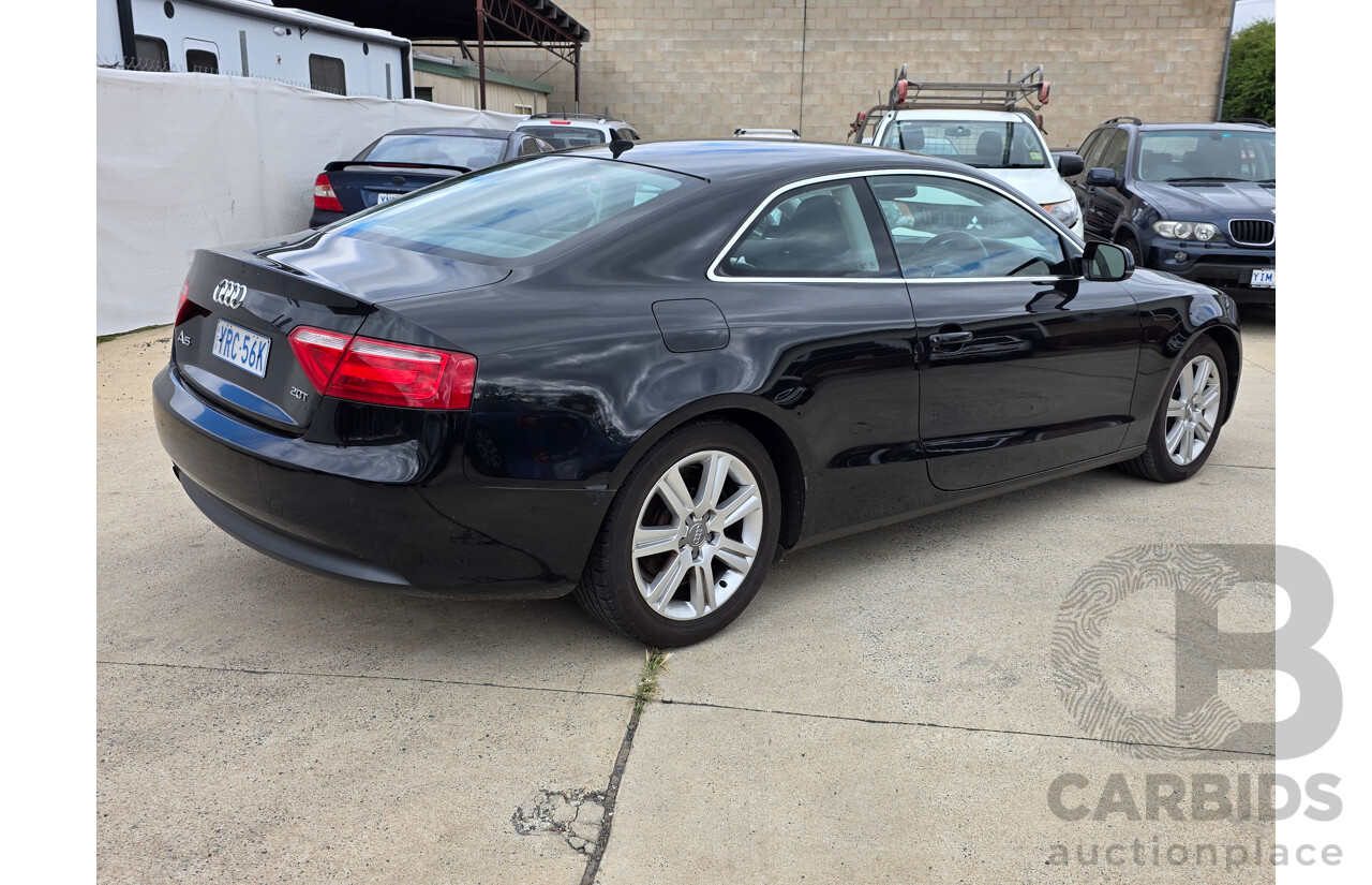 11/2009 Audi A5 TFSI 8T 2d Coupe Black Turbo 2.0L