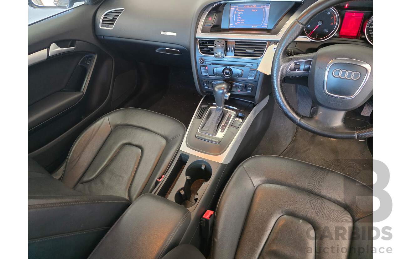 11/2009 Audi A5 TFSI  8T 2d Coupe Black Turbo 2.0L