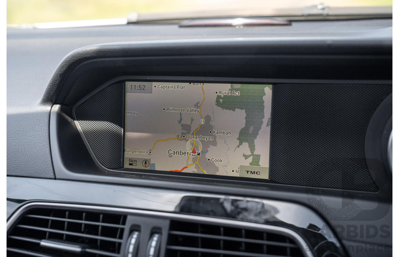 8/2012 Mercedes Benz C63 AMG W204 MY12 4d Sedan Diamond White Bright Metallic V8 6.3L