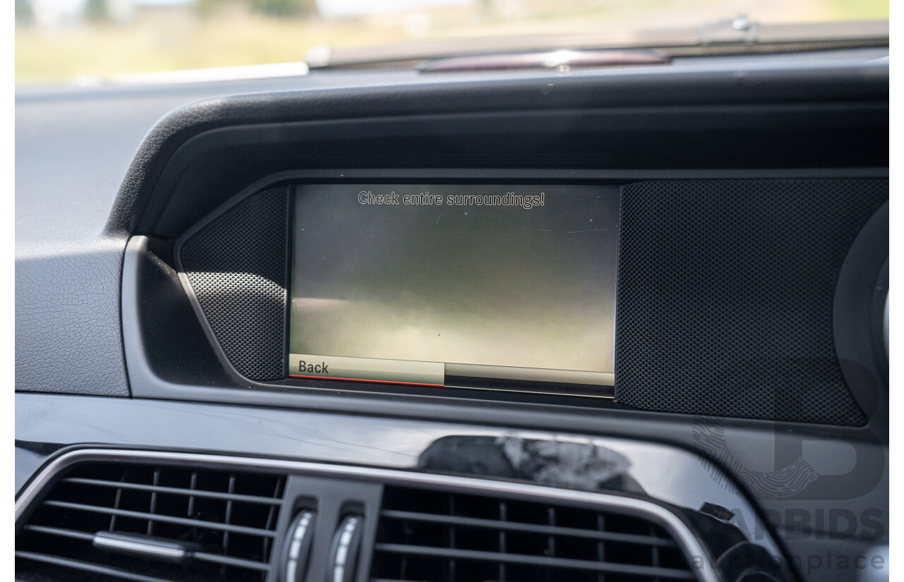 8/2012 Mercedes Benz C63 AMG W204 MY12 4d Sedan Diamond White Bright Metallic V8 6.3L