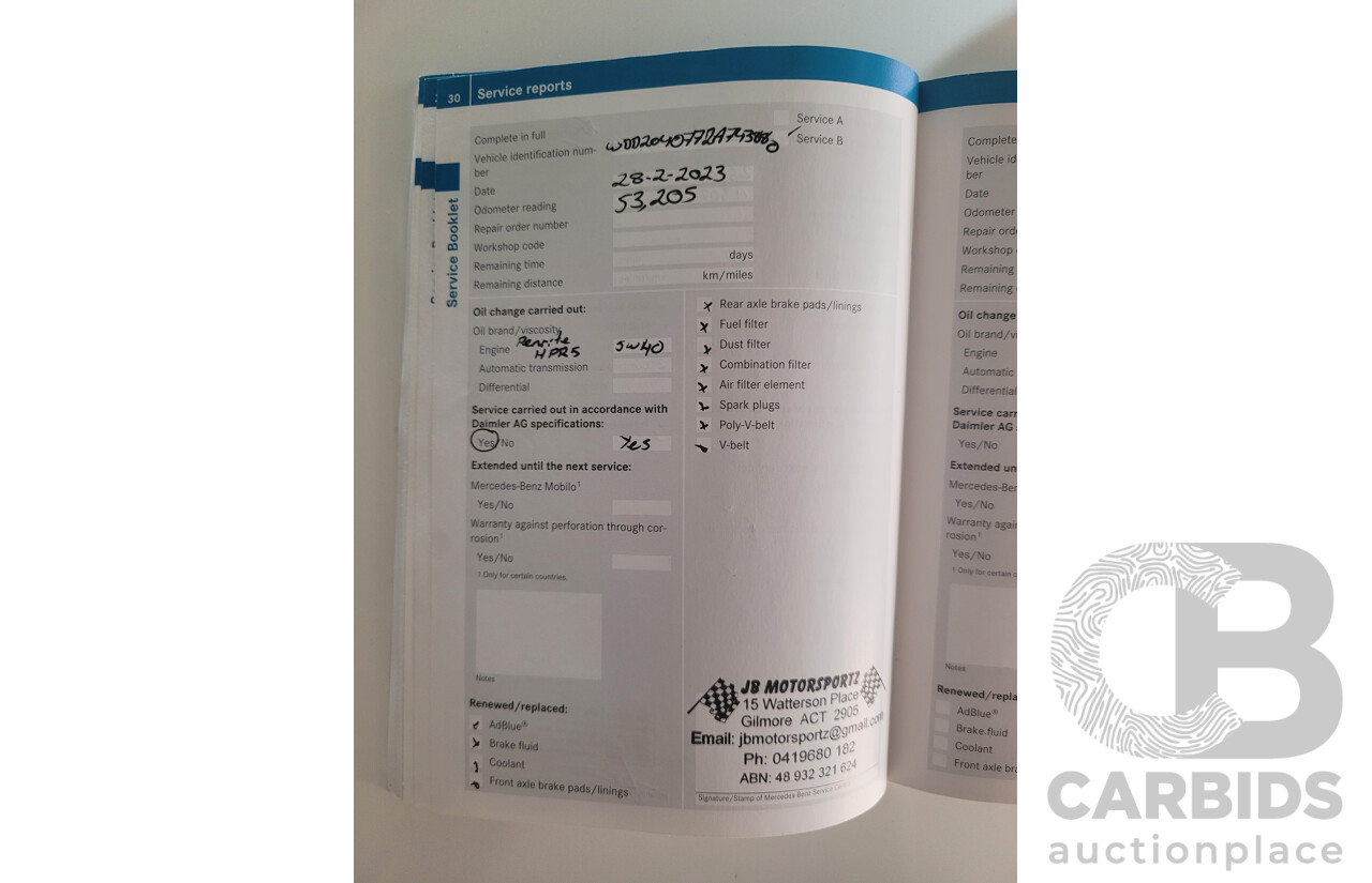 8/2012 Mercedes Benz C63 AMG W204 MY12 4d Sedan Diamond White Bright Metallic V8 6.3L