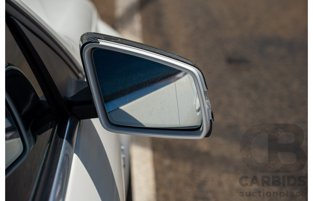 8/2012 Mercedes Benz C63 AMG W204 MY12 4d Sedan Diamond White Bright Metallic V8 6.3L