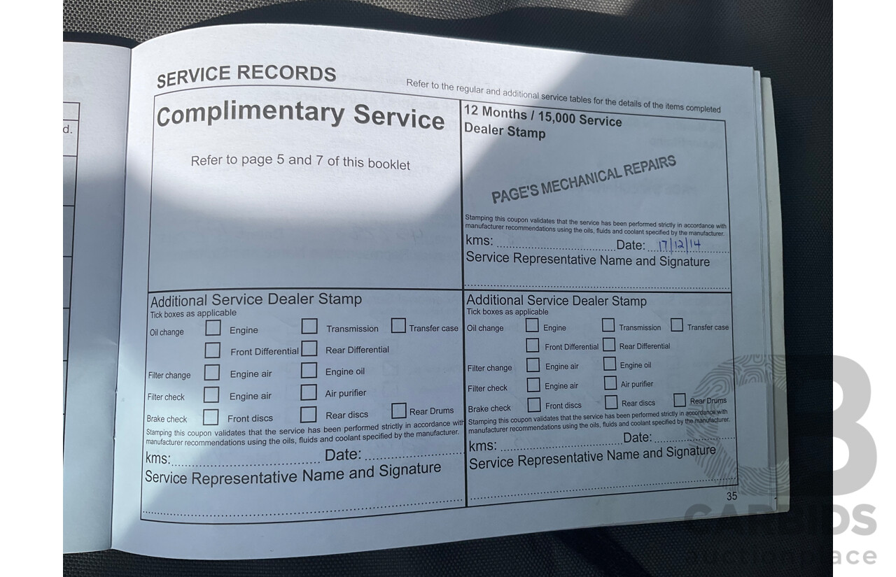 4/2014 Mitsubishi Triton GLX-R (4x4) MN MY15 Double Cab Utility Black Pearl Turbo Diesel 2.5L